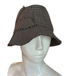 Kangol Heritage Tweed Branford Trilby Wool Gray Multi Unisex Bucket Hat Size L